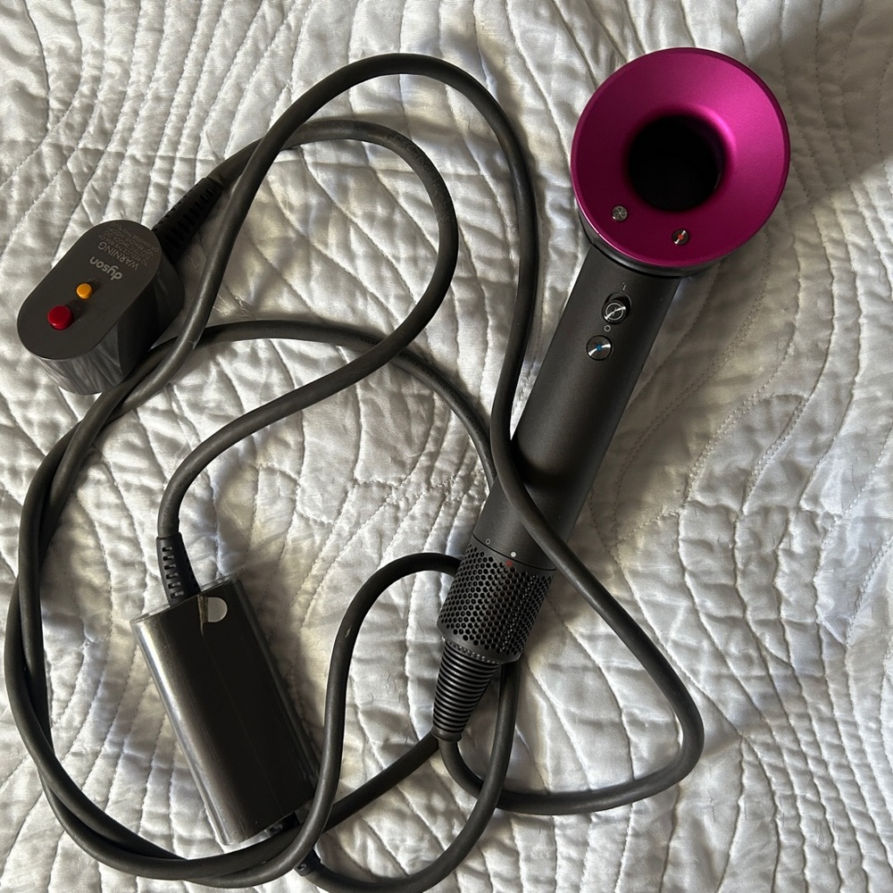 Dyson Gray and Red Control Switch